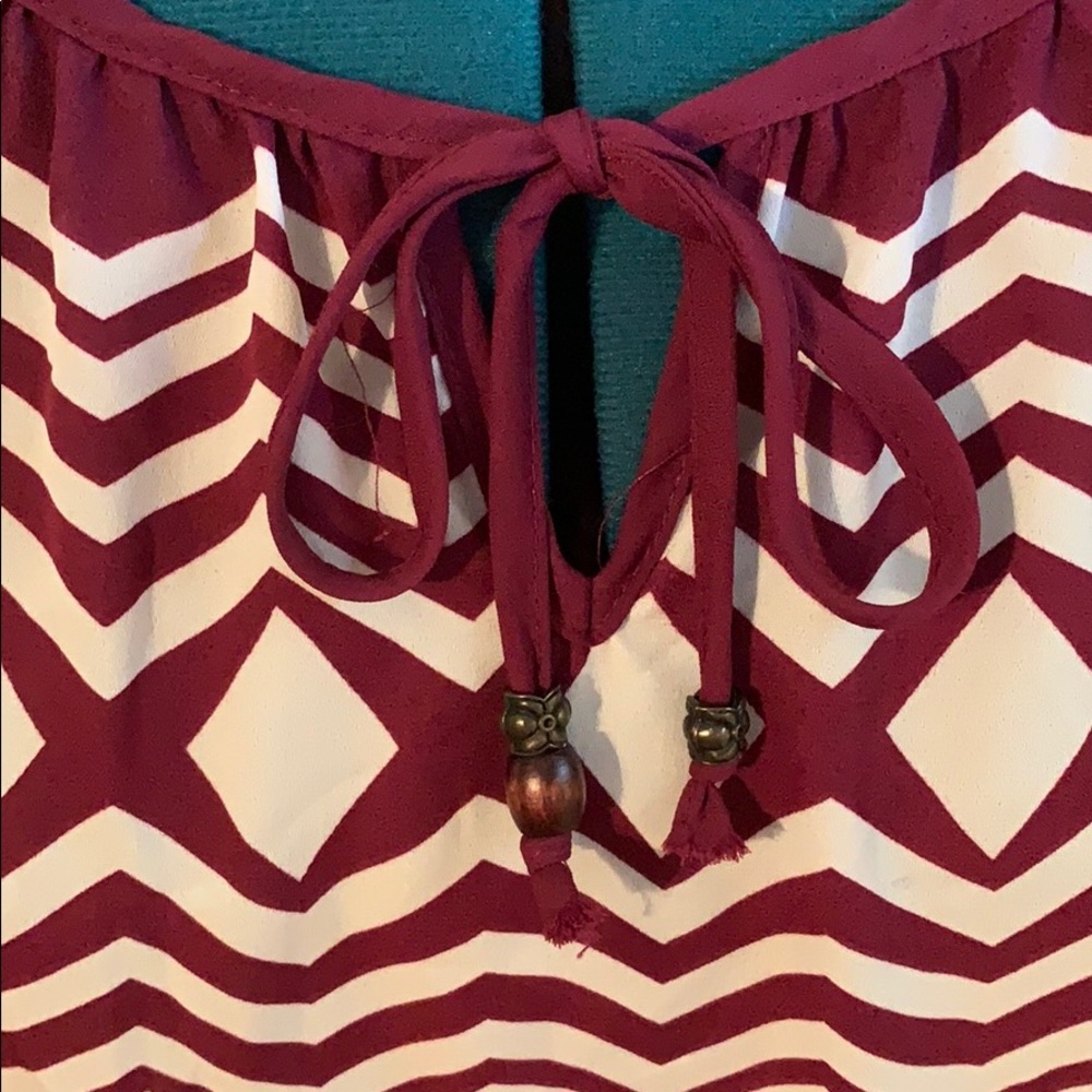Rewind Purple patterned Blouse - Picture 4 of 5